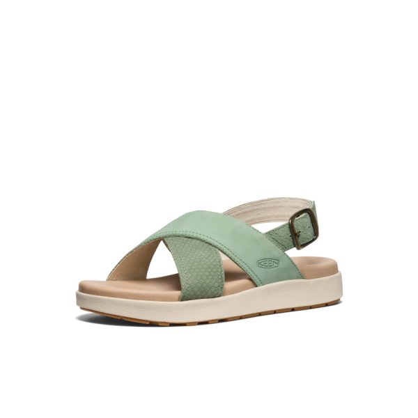 Women's Elle Luxe Cross Strap Sandal  |  Granite Green/Granite Green - Image 3