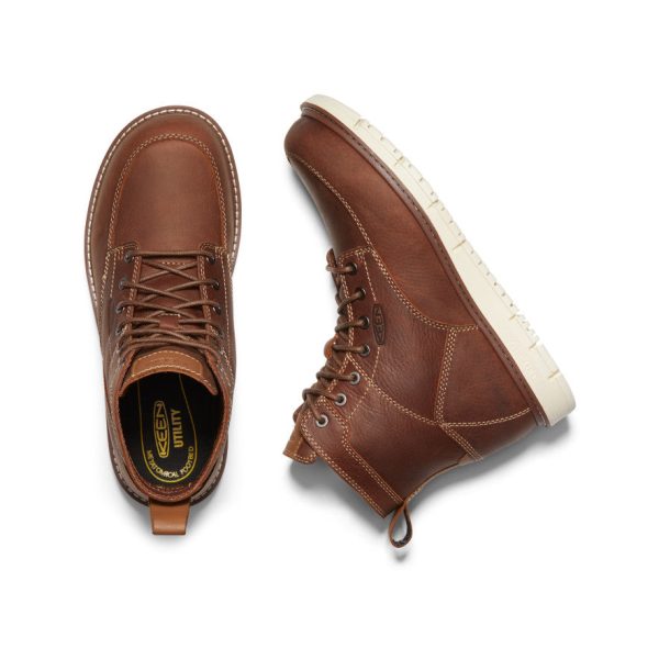 Men's San Jose 6 Boot (Soft Toe)  |  Gingerbread/Off White - Image 4