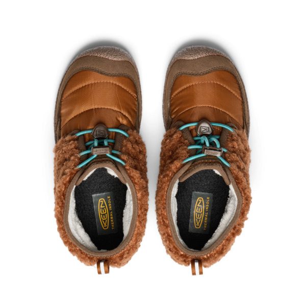 Big Kids' Howser II Waterproof Chukka  |  Roasted Pecan/Dark Earth - Image 4
