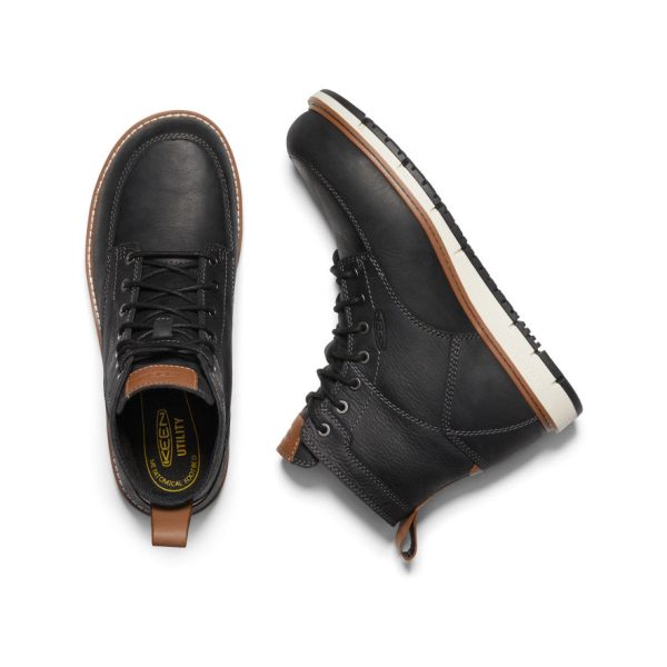 Men's San Jose 6 Boot (Aluminum Toe)  |  Black/Caramel Cafe - Image 4