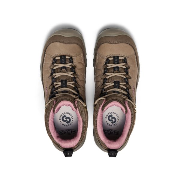 Women's Targhee IV Waterproof Hiking Boot  |  Brindle/Nostalgia Rose - Image 4