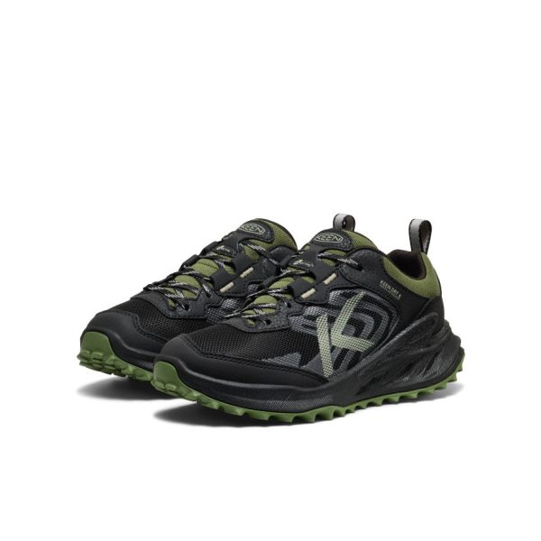 Big Kids' Zionic Waterproof Shoe  |  Black/Bronze Green - Image 2