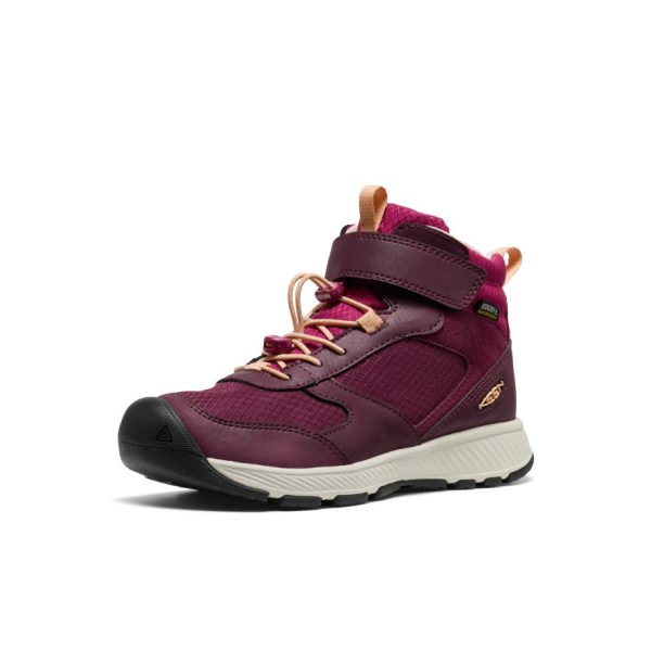 Big Kids' Skua Waterproof Boot  |  Fig/Peach Fuzz - Image 3