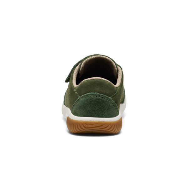 Little Kids' KNX T-Toe Sneaker  |  Bronze Green/Star White - Image 5