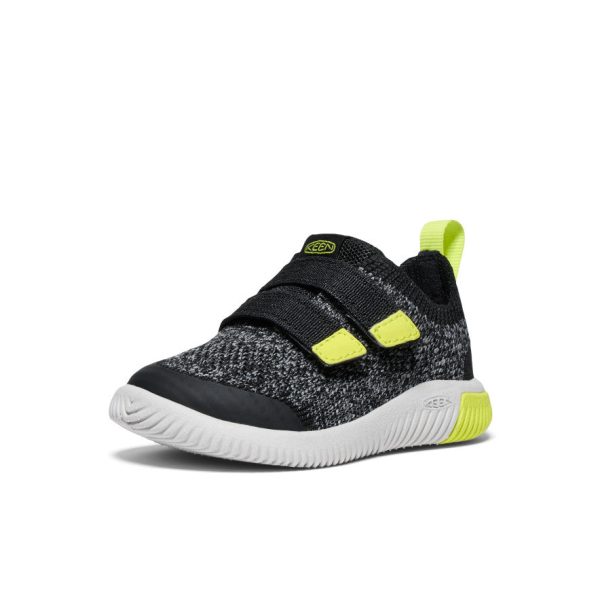 Toddlers' KNX Knit Double Strap  |  Black/Evening Primrose - Image 3