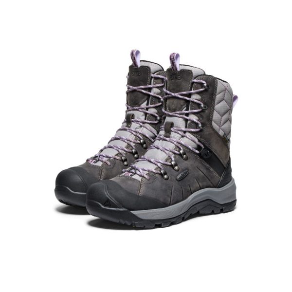 Women's Revel IV High Polar Waterproof Boot  |  Steel Grey/Orchid Petal - Image 2