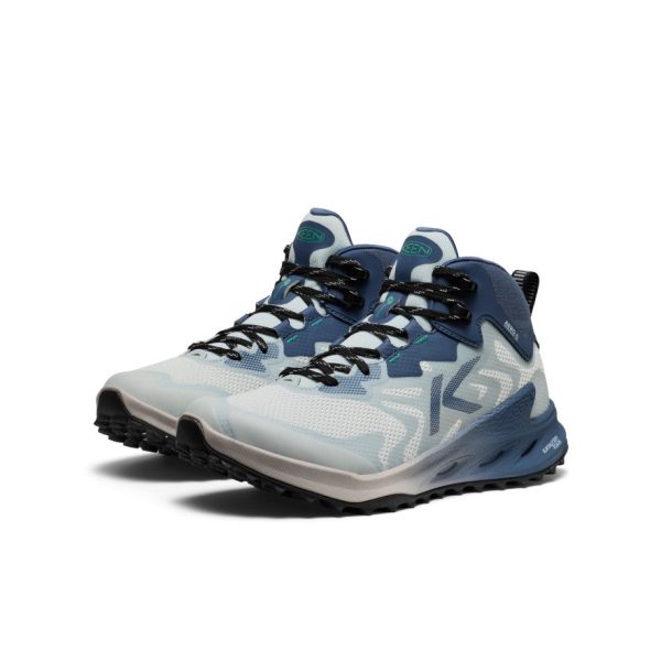 Women's Zionic NXT Waterproof Hiking Boot  |  Ballad Blue/Winter Green - Image 2