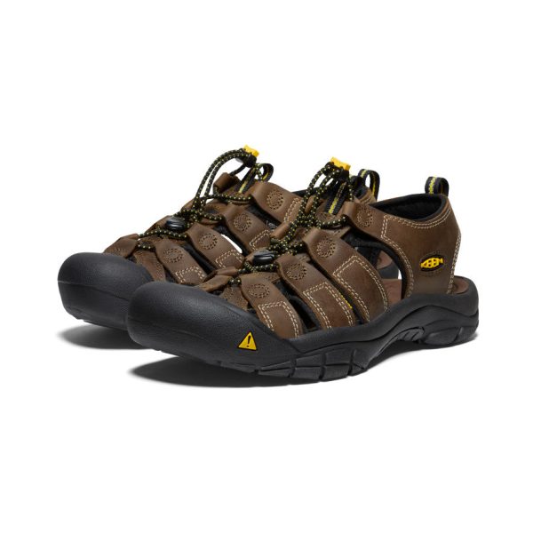 Men's Newport Leather Sandal Wide  |  Bison - Image 2