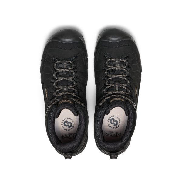 Men's Targhee IV Waterproof Hiking Boot  |  Triple Black - Image 4
