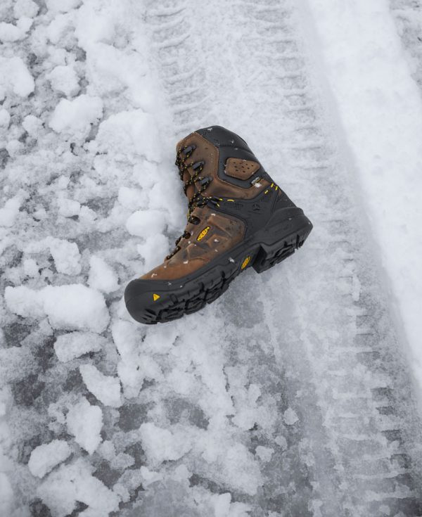 Men's Dover 8 Waterproof Boot (Carbon Toe)  |  Dark Earth/Black - Image 8