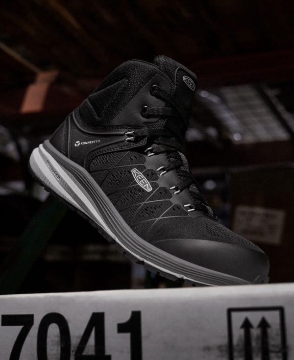 Women's Vista Energy Mid (Carbon Toe)  |  Vapor/Black - Image 8