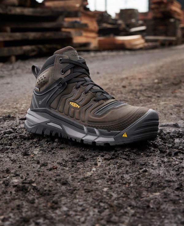 Men's Kansas City+ Waterproof Mid (Carbon Toe)  |  Coffee Bean/Black - Image 7