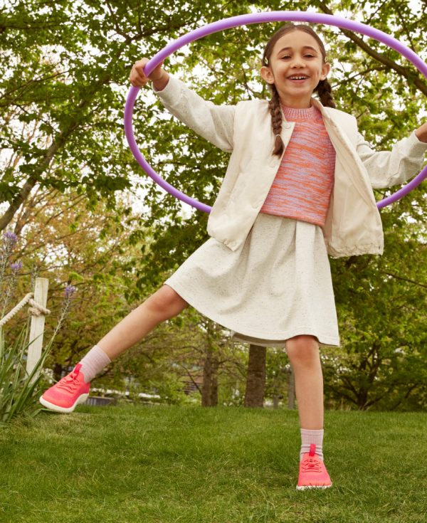 Big Kids' KNX Knit Sneaker  |  Iguana/Evening Primrose - Image 8