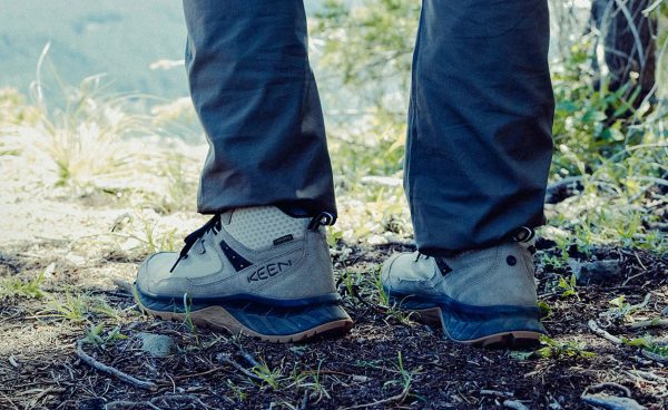 Men's Hightrail Waterproof Wide Hiking Boot  |  Brindle/Oak Buff - Image 7