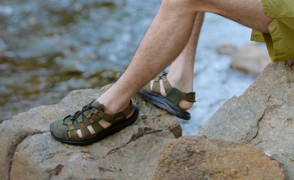 Men's Seanik H2 Sandal  |  Naval Academy/Gold Flame - Image 7