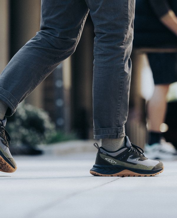Men's Hightrail Waterproof Hiking Shoe  |  Winter Moss/Gold Flame - Image 8
