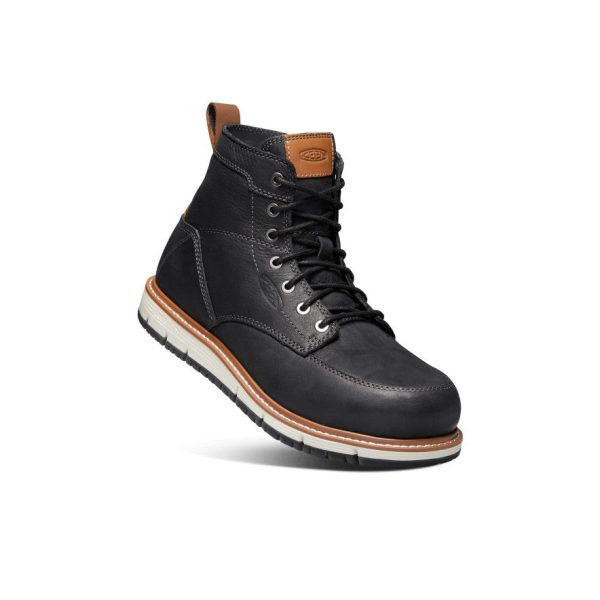 Men's San Jose 6 Boot (Aluminum Toe)  |  Black/Caramel Cafe - Image 3