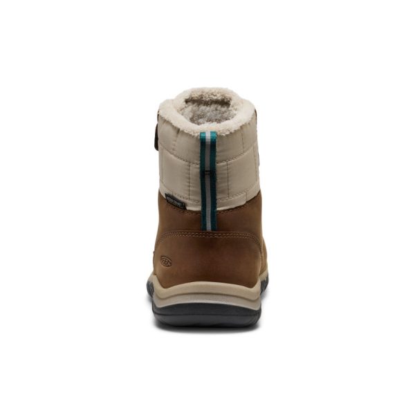 Little Kids' Kanibou Waterproof Winter Boot  |  Dark Earth/Roasted Pecan - Image 5