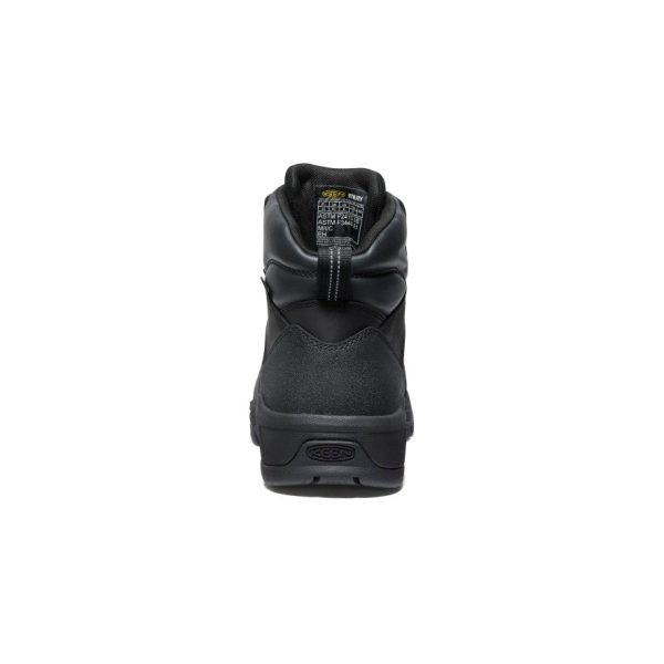 Men's Evanston 6 Waterproof Boot (Carbon Toe)  |  Black/Black - Image 5