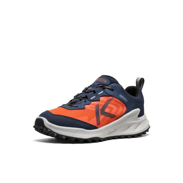 Big Kids' Zionic Waterproof Shoe  |  Naval Academy/Scarlet Ibis - Image 3