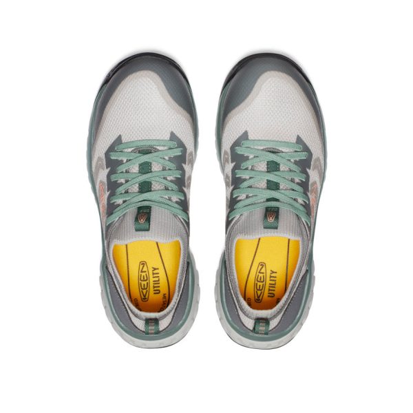 Women's Arvada Shift Work Sneaker (Carbon Toe)  |  Steel Grey/Granite Green - Image 4