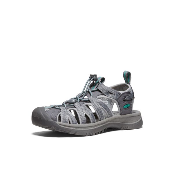 Women's Whisper  |  Medium Grey/Peacock Green - Image 3