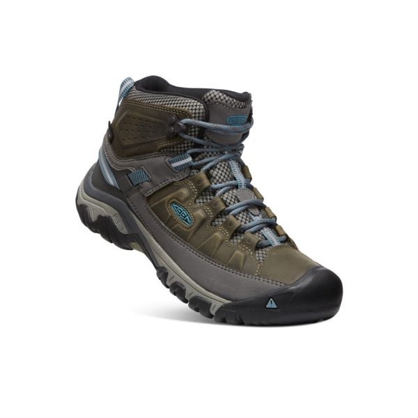 Women's Targhee III Waterproof Mid  |  Magnet/Atlantic Blue - Image 3