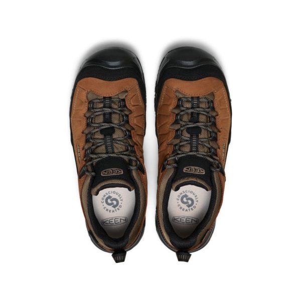 Men's Targhee IV Waterproof Hiking Shoe  |  Bison/Black - Image 4