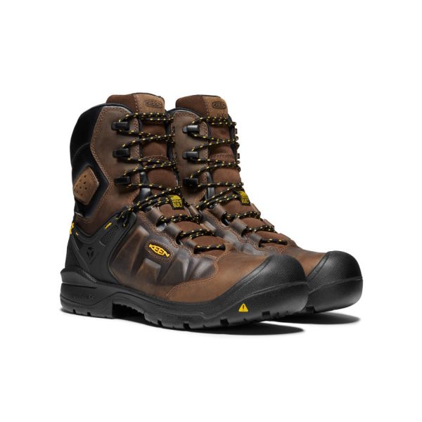 Men's Dover 8 Insulated Waterproof Boot (Carbon Toe)  |  Dark Earth/Black - Image 2
