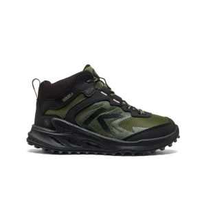 Big Kids' Zionic Waterproof Boot  |  Black/Bronze Green