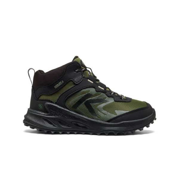 Big Kids' Zionic Waterproof Boot  |  Black/Bronze Green
