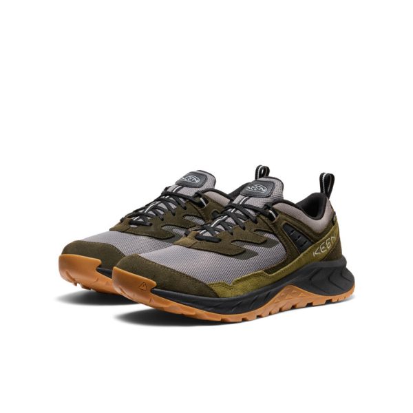 Men's Hightrail Waterproof Hiking Shoe  |  Steel Grey/Forest Night - Image 2