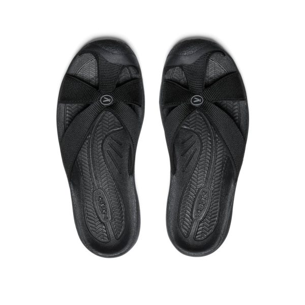 Women's Bali Slide Sandal  |  Black/Steel Grey - Image 4