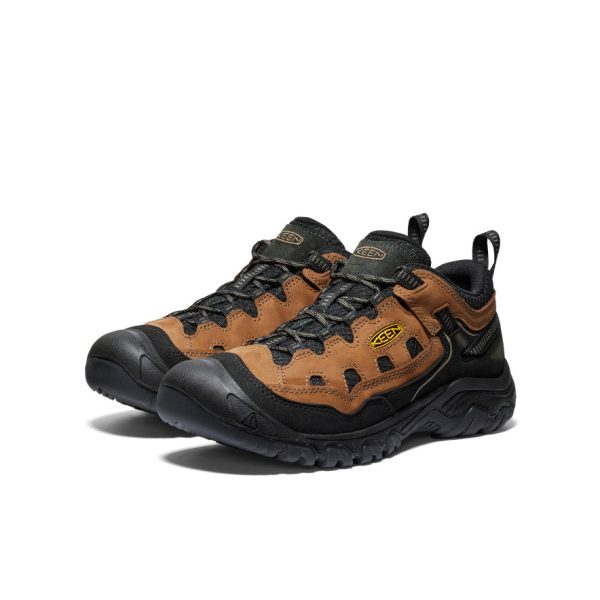 Men's Targhee IV Vented Hiking Shoe  |  Bison/Golden Yellow - Image 2
