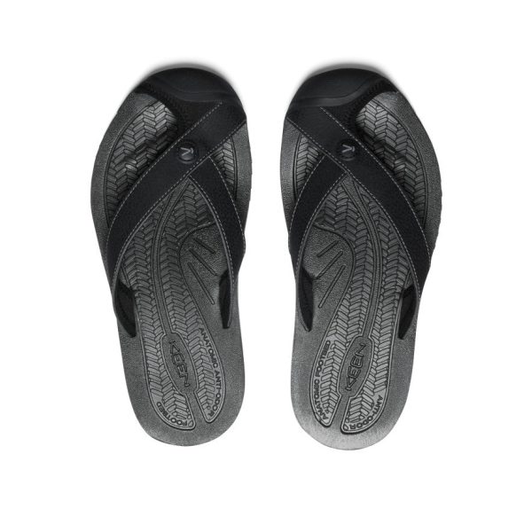 Women's Barbados Flip-Flop  |  Black/Steel Grey - Image 4