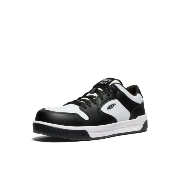 Men's Overton Work Shoe (Carbon Toe)  |  Star White/Black - Image 3