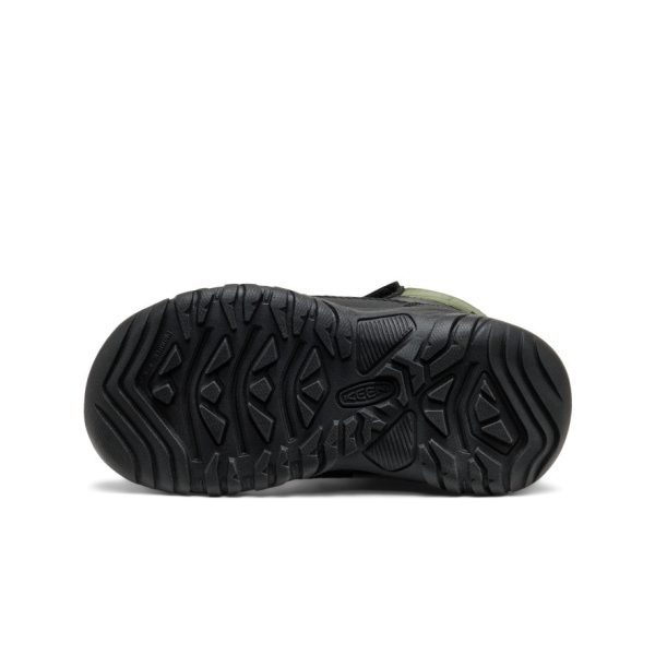 Little Kids' Kanibou Waterproof Winter Boot  |  Black/Bronze Green - Image 6