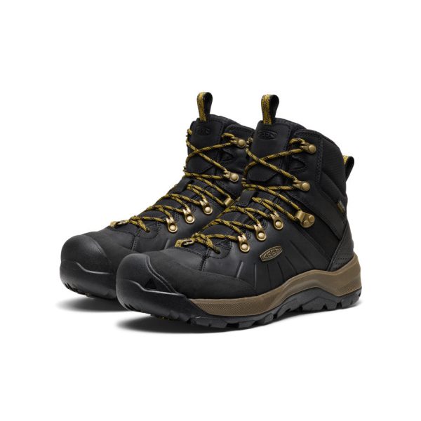 Men's Revel IV Polar Waterproof Boot  |  Black/Lemon Curry - Image 2