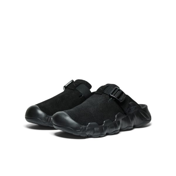 Men's Hyperport Leather Clog  |  Black/Black - Image 2