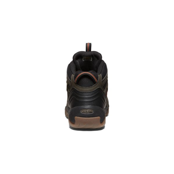 Men's Headout Waterproof Hiking Boot  |  Black Olive/Fossil Orange - Image 5