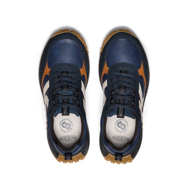 Women's KS86 Leather Sneaker  |  Sky Captain/Birch - Image 4
