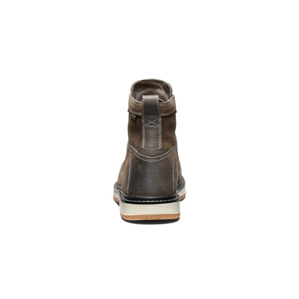 Women's San Jose 6 Waterproof 90?? Heel Boot (Aluminum Toe)  |  Steel Grey/Gum - Image 5