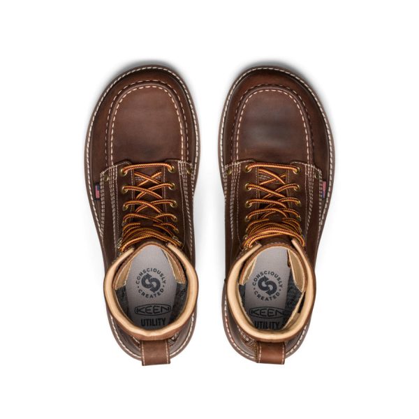 Men's Liberty 8 Waterproof Boot (Carbon Toe)  |  Chestnut/Gum - Image 4