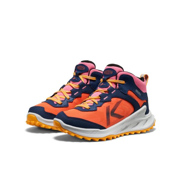 Big Kids' Zionic Waterproof Boot  |  Naval Academy/Nasturtium - Image 2