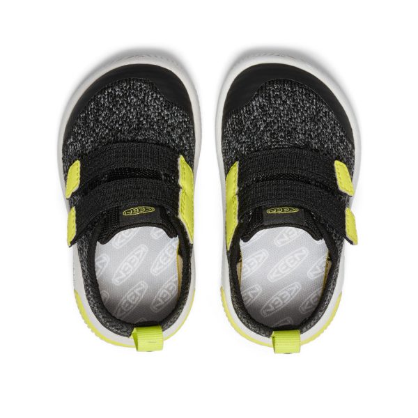 Toddlers' KNX Knit Double Strap  |  Black/Evening Primrose - Image 4