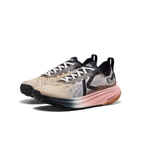 Women's Seek Trail Running Shoe  |  Black/Sunset Sand - Image 2
