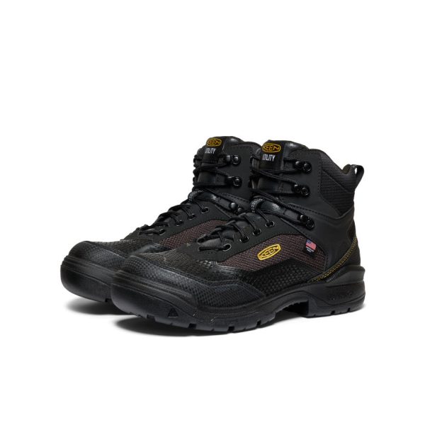 Men's Stronglite Waterproof Boot (Carbon Toe)  |  Black/Black - Image 2