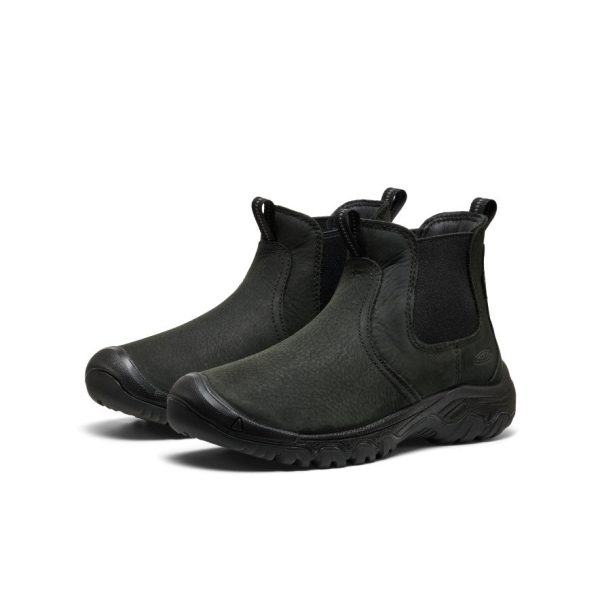 Women's Greta II Waterproof Chelsea  |  Black/Black - Image 2