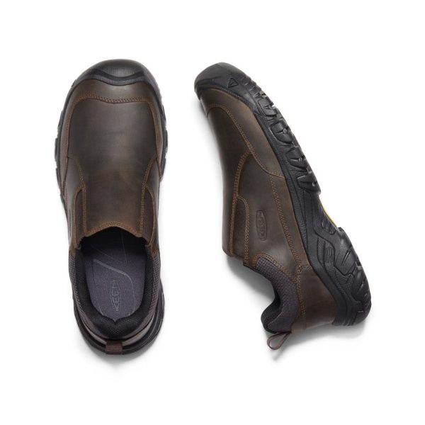 Men's Targhee III Wide Slip-On  |  Dark Earth/Mulch - Image 4