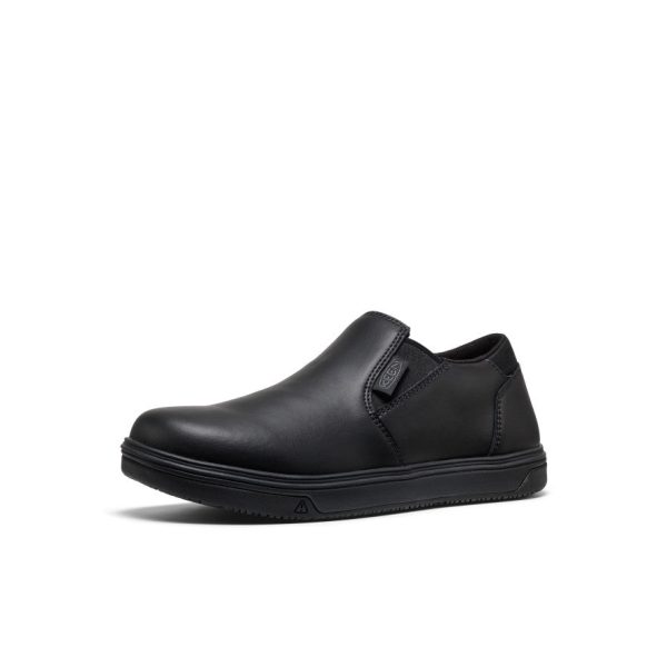 Men's Kenton Shift WTX Work Shoe (Soft Toe)  |  Black/Black - Image 3